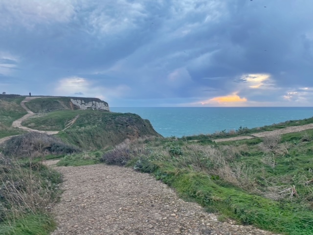 Etretat route naar links