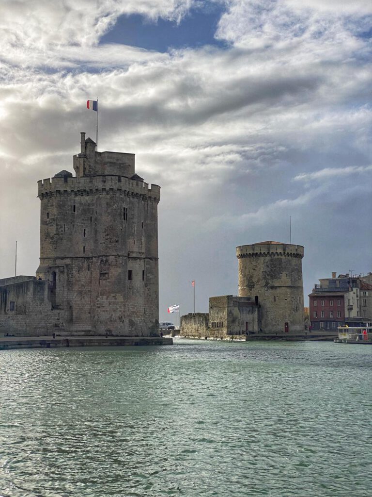 De 2 toegangstorens bij La Rochelle