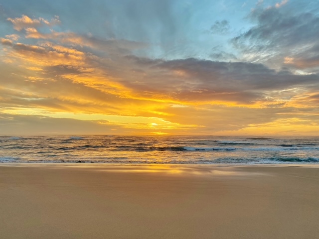 Sunset bij Praia do Patacho