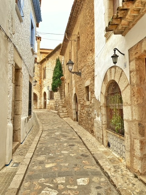 Middeleeuwse straatjes in Sitges