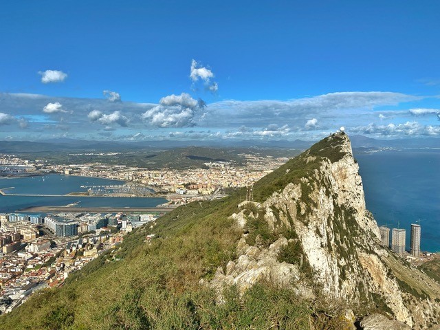 Uitzicht vanaf de Gibraltar Rock