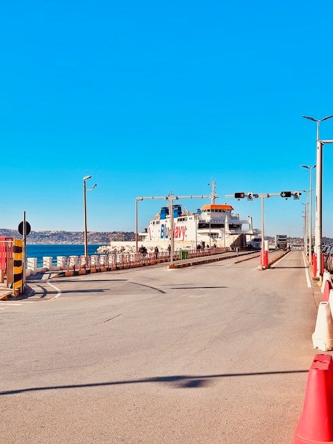 De ferry naar Sicilië