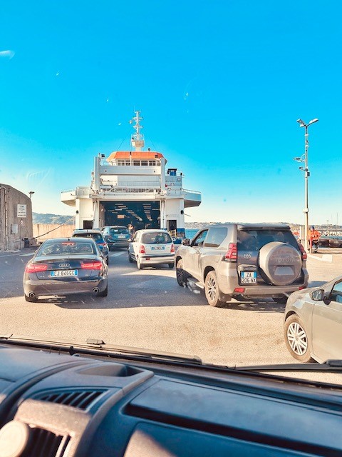 De ferry naar Sicilië